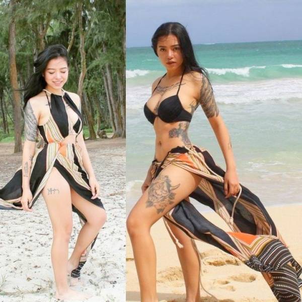 Bella Poarch Hot Beach Bikini Set Leaked - Britain - Usa on ladyda.com
