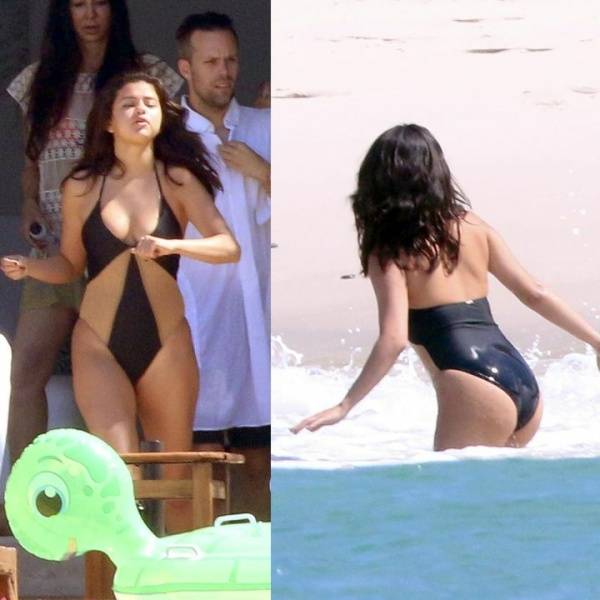 Selena Gomez Sexy Paparazzi One-Piece Swimsuit Set Leaked - Usa on ladyda.com