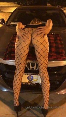 Calihotwife - Whore Sucking Dick in Parking Lot on ladyda.com