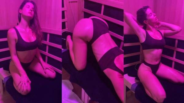 Amanda Cerny Bikini Sauna Stretching OnlyFans Video Leaked on ladyda.com