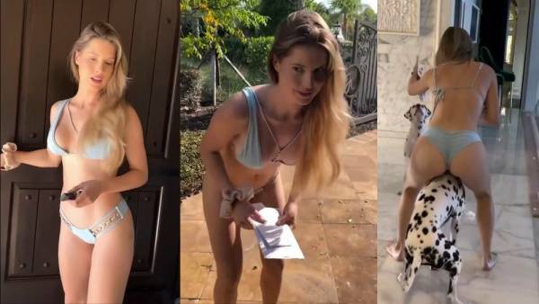 Amanda Cerny Sexy Thong Bikini Video Leaked on ladyda.com