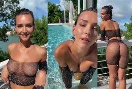 Rachel Cook NSFW See Thru Sexy Dress Video Leaked on ladyda.com