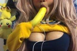 ASMR Pika Patreon Banana Lollipop Video on ladyda.com