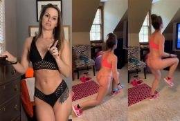 Alex PeachPerfect G String Fitness Video on ladyda.com