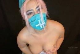 Masked ASMR Naughty Nurse Covid-19 Video on ladyda.com
