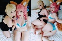 Hidori Rose X Miko Sexy Cosplay Selfies on ladyda.com