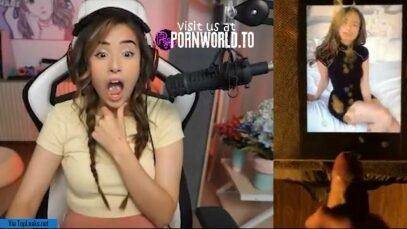 Pokimane nude – Pokimane reaction to her cumtribute leaked video on ladyda.com