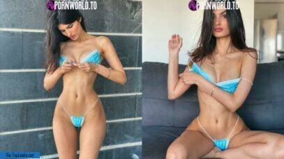 Yael Cohen Aris Covid Mask sexy Bikini onlyfans leaked nudes on ladyda.com