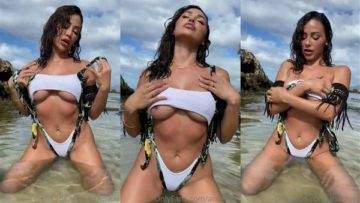 Ana Cheri Nude Teasing at Beach Video Leaked on ladyda.com