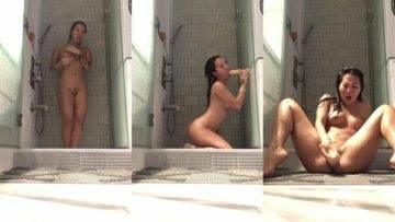 Asa Akira Nude Dildo Fucking in Shower Porn Video Leaked on ladyda.com