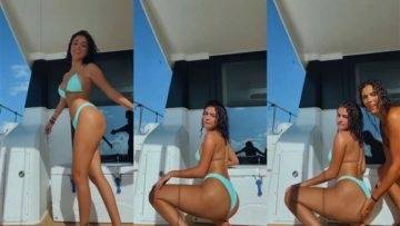 Malu Trevejo Topless Bikini Thong Twerking Video Leaked on ladyda.com