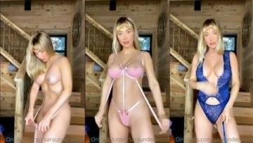 Sara Underwood Nude Lingerie Try On Video Leaked on ladyda.com