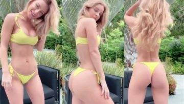 Daisy Keech Nude Dancing In Yellow Bikni Video Leaked on ladyda.com