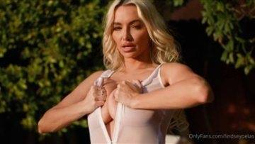 Lindsey Pelas Nude See Through Lingerie Tease Video on ladyda.com