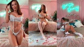 Ana Cheri White Lingerie Tease Porn Video Leaked on ladyda.com
