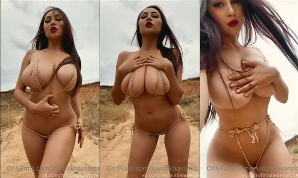 Louisa Khovanski Nude Outdoor Teasing Video on ladyda.com