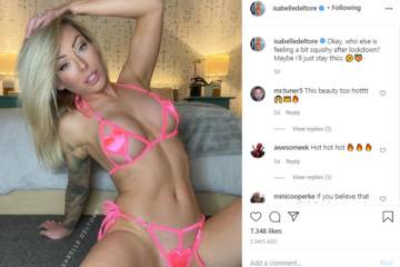 Isabelle Deltore Nude Onlyfans Tight Pussy Masturbation Video leaked on ladyda.com