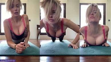 Rhian Sugden Nude Workout Video on ladyda.com