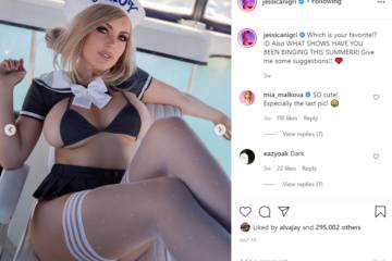 Jessica Nigri Onlyfans Nude Huge Tits Cosplayer Girl Video leaked on ladyda.com