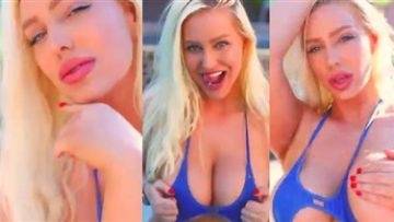 Tara Babcock Blue Monokini Nude Video Leaked on ladyda.com