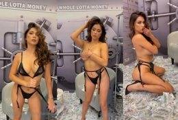 Arianny Celeste Nude Black Lingerie Tease Video Leaked on ladyda.com
