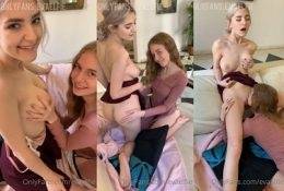 Eva Elfie Nude Lesbian Sex Video Leaked on ladyda.com
