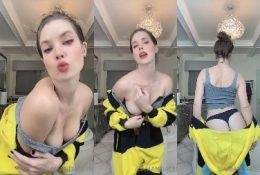 Amanda Cerny Nipple Slip Strip Tease Video Leaked on ladyda.com