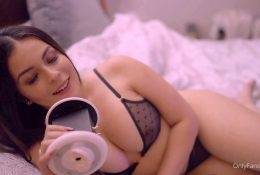 Puffin ASMR See Through Black Lingerie Video Leaked on ladyda.com