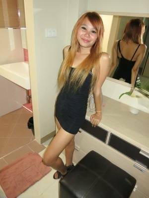 Young looking Thai girl takes a cumshot on her tight butt from sex tourist - Thailand on ladyda.com