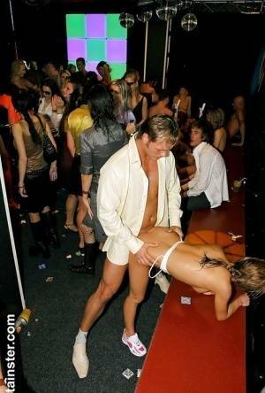 Late night drinking to the wee hours at nightclub leads to a full blown orgy on ladyda.com