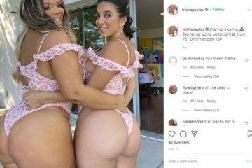 Trisha Paytas Lena The Plug Nude Lesbian Onlyfans Video on ladyda.com