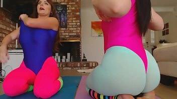 Sophie Dee yoga time with friend - OnlyFans free porn on ladyda.com