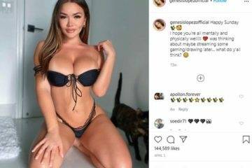 Genesis Lopez Full Nude Drunk Cumming Video Leaked on ladyda.com