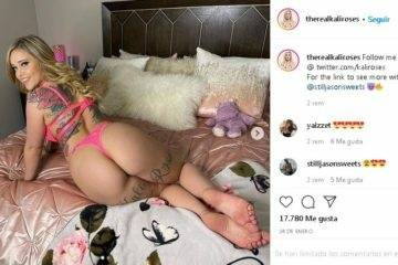 Kali Roses Teasing OnlyFans Instagram Leaked Videos on ladyda.com