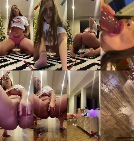 Allison Parker dildo masturbation on the floor snapchat premium 2019/12/12 on ladyda.com