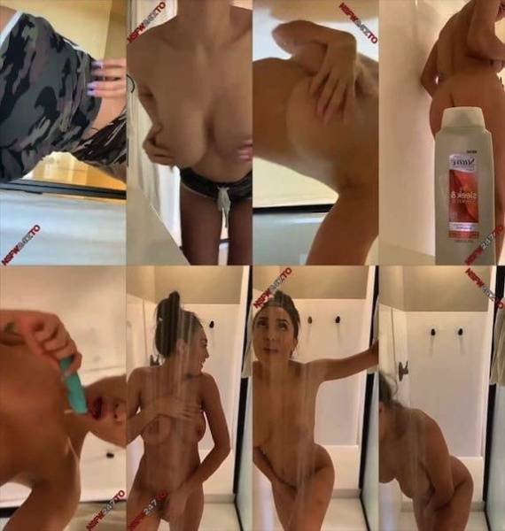 Rainey James shower show snapchat premium 2019/08/27 on ladyda.com