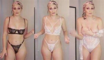 Holly Wolf Nude Lingerie Try On Haul Video Leaked on ladyda.com