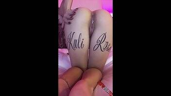 Kali Roses showing off my my pussy how much wet it is onlyfans porn videos on ladyda.com