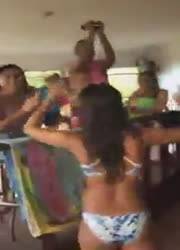 Teens in bikini spanish house party - Spain on ladyda.com