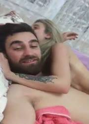 Turkish couple cuddling naked after sex - Turkey on ladyda.com