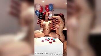 DulceMariaa - Messy 4th Of July With A Friend on ladyda.com