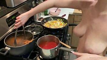 Jadebaker cooking naked for your pleasure i know how much you guys love watching me cook enjoy th... on ladyda.com