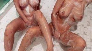 Therealbrittfit Nude Lesbian Shower Onlyfans Video Mega on ladyda.com