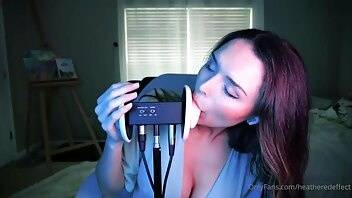 Heatheredeffect asmr onlyfans kissing & licking short video xxx on ladyda.com