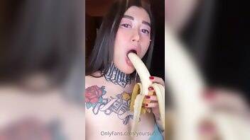Yoursuccub leaked Banana Sucking Onlyfans XXX Videos on ladyda.com