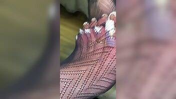 Tatianasnaughtytoes new 2020 12 11 french pedicure black nylon onlyfans leaked video - France on ladyda.com