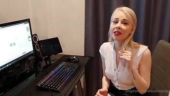 Linked realsindyday 19 12 2020 26 secretary sindy gets caught by her boss watching porn at work h... on ladyda.com