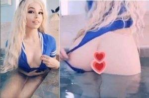Belle Delphine Swimsuit Pool Snapchat Lewds NEw Leaked on ladyda.com