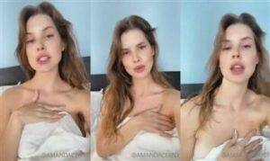 Amanda Cerny Nude Wake up Teasing Video Leaked thothub on ladyda.com