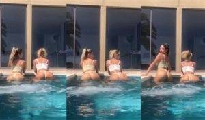 Carolina Samani Nude Ass Twerking in Pool Video Leaked on ladyda.com